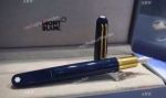 Best Mont Blanc Imitation Pens M Marc Newson Blue & Gold Fountain Pen